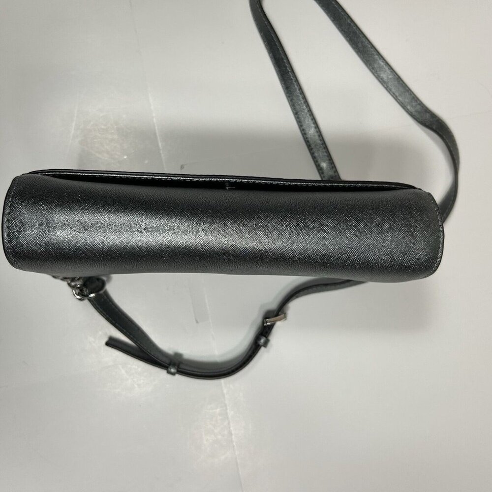 MICHAEL Michael Kors Womens Large Gusset Crossbody Light Pewter Silver Metallic - Picture 11 of 11